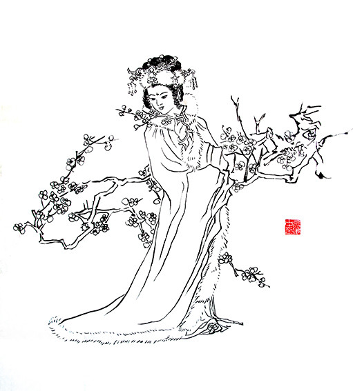 张彦中作品9 临摹《白描人物》